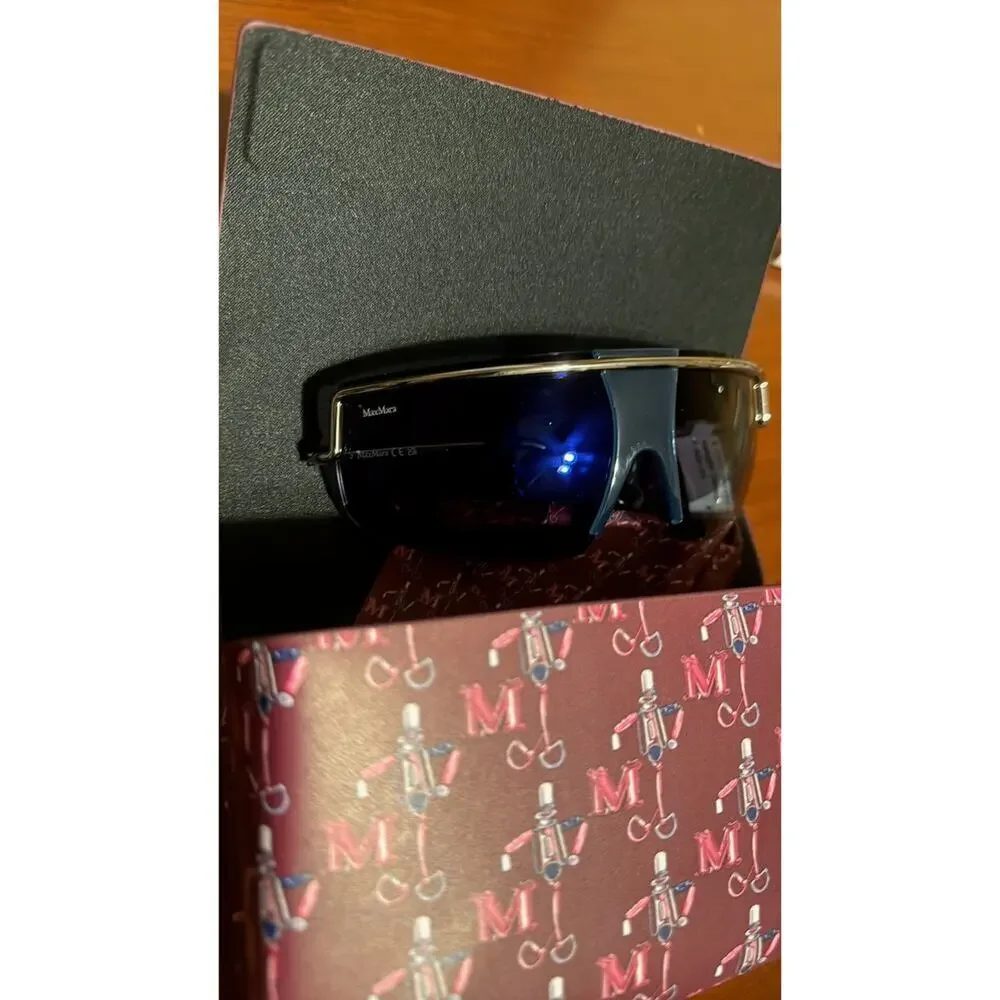 Max Mara 71MM Shield Sunglasses - Picture 7 of 9